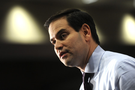 Wahlkampfrede von Marco Rubio in Davenport