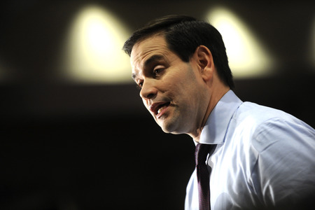 Wahlkampfrede von Marco Rubio in Davenport
