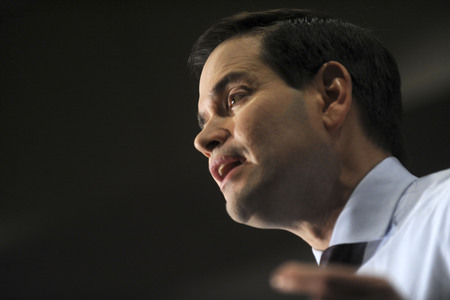 Wahlkampfrede von Marco Rubio in Davenport