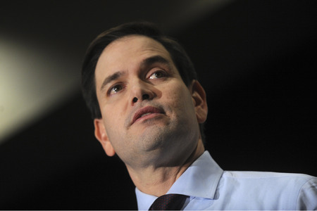 Wahlkampfrede von Marco Rubio in Davenport