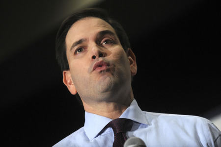 Wahlkampfrede von Marco Rubio in Davenport