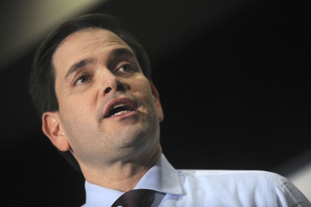 Wahlkampfrede von Marco Rubio in Davenport