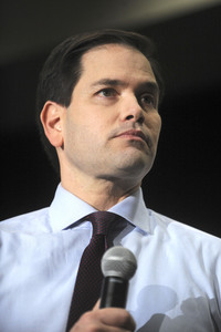 Wahlkampfrede von Marco Rubio in Davenport