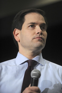 Wahlkampfrede von Marco Rubio in Davenport