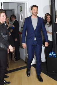 Gerard Butler Promotes Hugo Boss Fragrance In Madrid