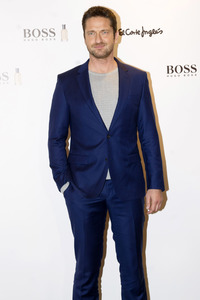 Gerard Butler Promotes Hugo Boss Fragrance In Madrid