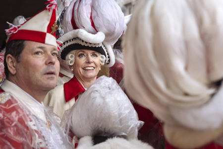 Henriette Reker und die Roten Funken in Köln