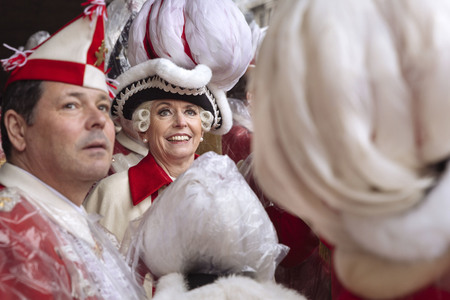 Henriette Reker und die Roten Funken in Köln