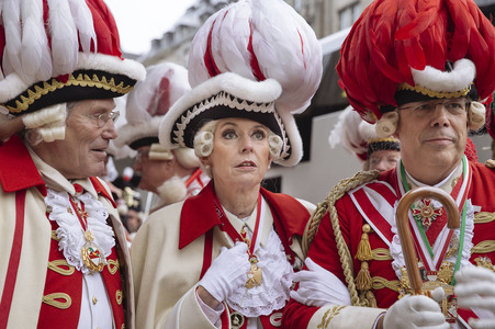 Henriette Reker und die Roten Funken in Köln