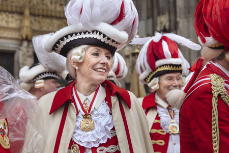Henriette Reker und die Roten Funken in Köln