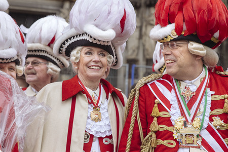 Henriette Reker und die Roten Funken in Köln