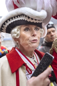 Henriette Reker und die Roten Funken in Köln