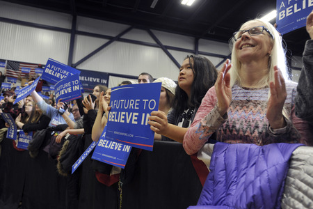 Wahlkampfrede von Bernie Sanders in Portsmouth