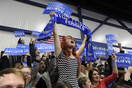 Wahlkampfrede von Bernie Sanders in Portsmouth