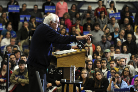 Wahlkampfrede von Bernie Sanders in Portsmouth
