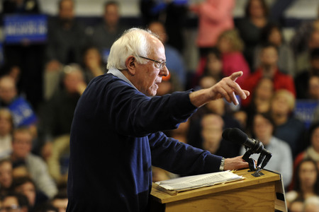 Wahlkampfrede von Bernie Sanders in Portsmouth