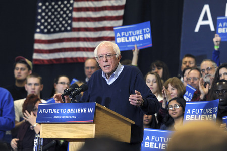 Wahlkampfrede von Bernie Sanders in Portsmouth