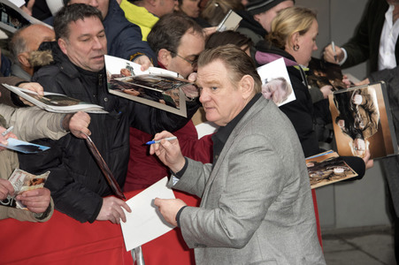 Ankunft zur 'Alone in Berlin / Jeder stirbt für sich allein' Pressekonferenz, Berlinale 2016