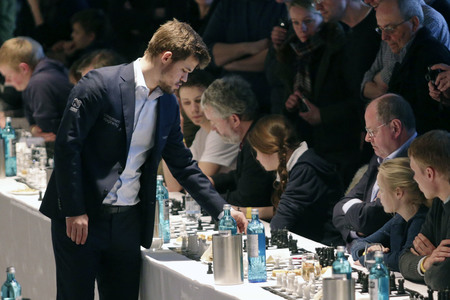 Schach-Schauturnier in Hamburg