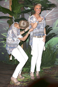 Enthüllung der Wachsfigur von Sonja Zietlow im Madame Tussauds Berlin