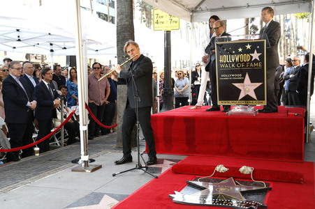 Ennio Morricone erhält einen Stern auf dem Hollywood Walk of Fame, Los Angeles