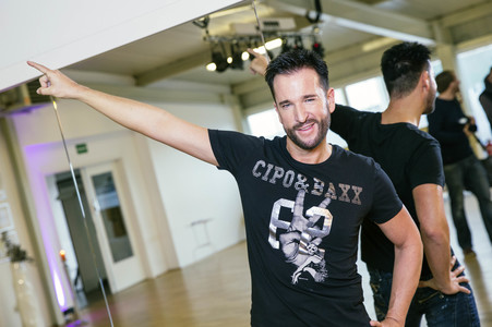 Training für die RTL-Tanzshow 'Let's Dance' in Dinslaken