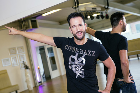 Training für die RTL-Tanzshow 'Let's Dance' in Dinslaken