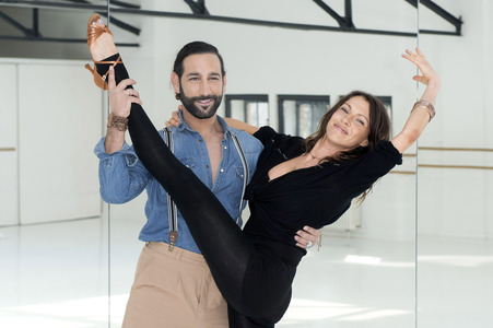 Jana Pallaske trainiert für 'Let's Dance' in Berlin