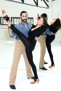 Jana Pallaske trainiert für 'Let's Dance' in Berlin