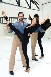 Jana Pallaske trainiert für 'Let's Dance' in Berlin