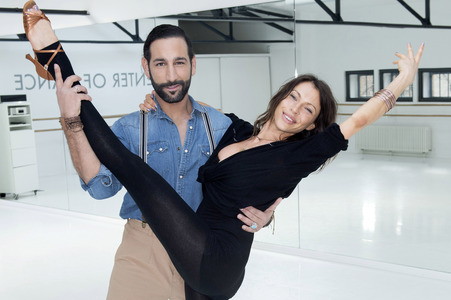 Jana Pallaske trainiert für 'Let's Dance' in Berlin