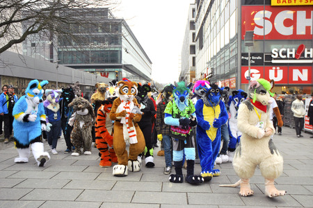 Furry Walk zu 'Zoomania' in Dresden