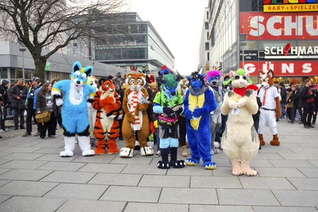 Furry Walk zu 'Zoomania' in Dresden