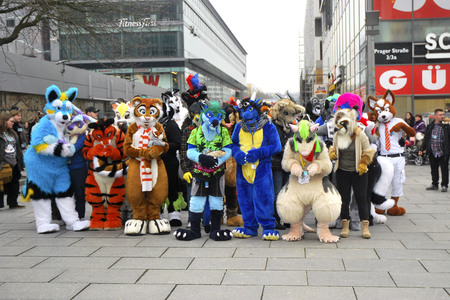 Furry Walk zu 'Zoomania' in Dresden