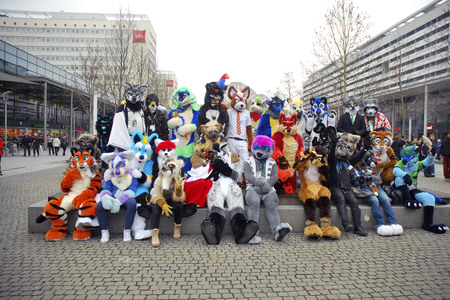 Furry Walk zu 'Zoomania' in Dresden