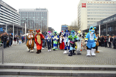 Furry Walk zu 'Zoomania' in Dresden