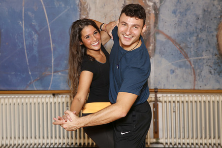 Sarah Lombardi trainiert für 'Let's Dance' in Hürth