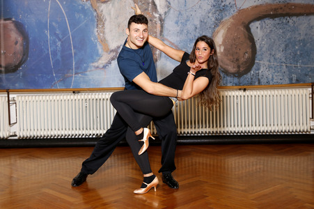 Sarah Lombardi trainiert für 'Let's Dance' in Hürth