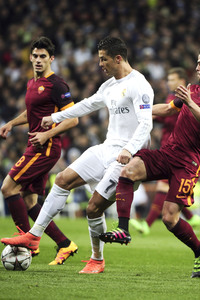 Champions League Match Real Madrid gegen AS Rom