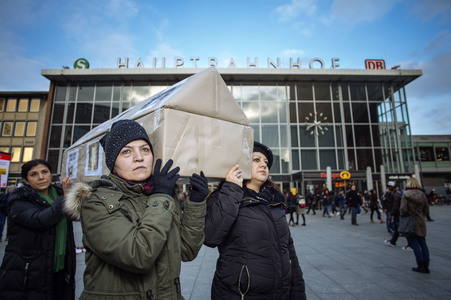 Demo zum Weltfrauentag in Köln