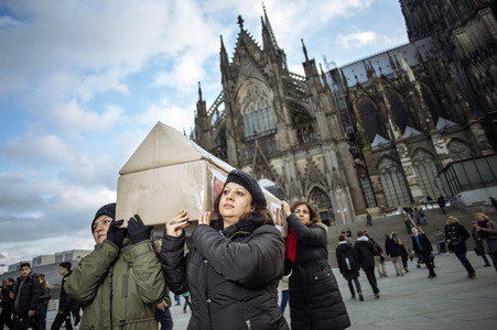 Demo zum Weltfrauentag in Köln