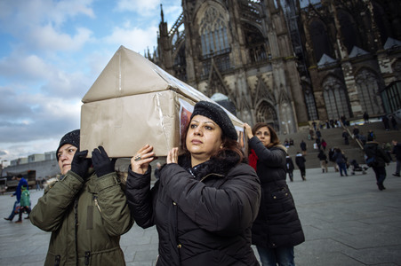 Demo zum Weltfrauentag in Köln