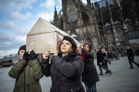Demo zum Weltfrauentag in Köln
