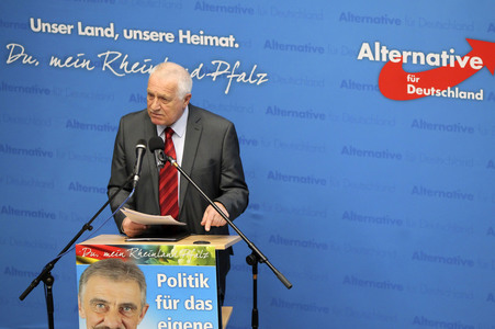 Afd Wahlkampf-Abschlussveranstaltung in Neuwied