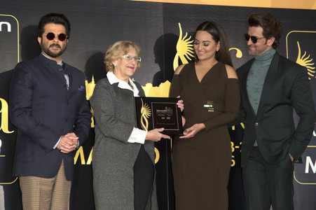 Pressetermin zur Verleihung der 17. International Indian Film Academy Awards in Madrid