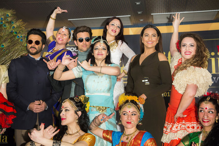 Pressetermin zur Verleihung der 17. International Indian Film Academy Awards in Madrid