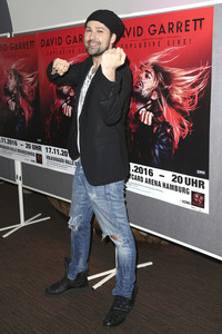 Pressekonferenz mit David Garrett in Hamburg