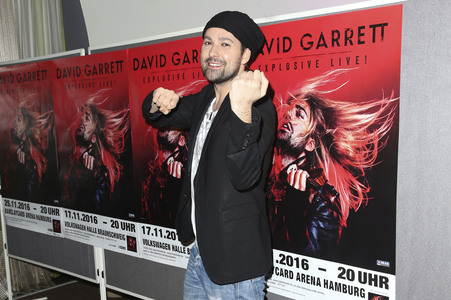 Pressekonferenz mit David Garrett in Hamburg
