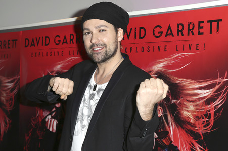 Pressekonferenz mit David Garrett in Hamburg