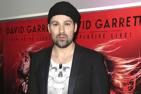 Pressekonferenz mit David Garrett in Hamburg